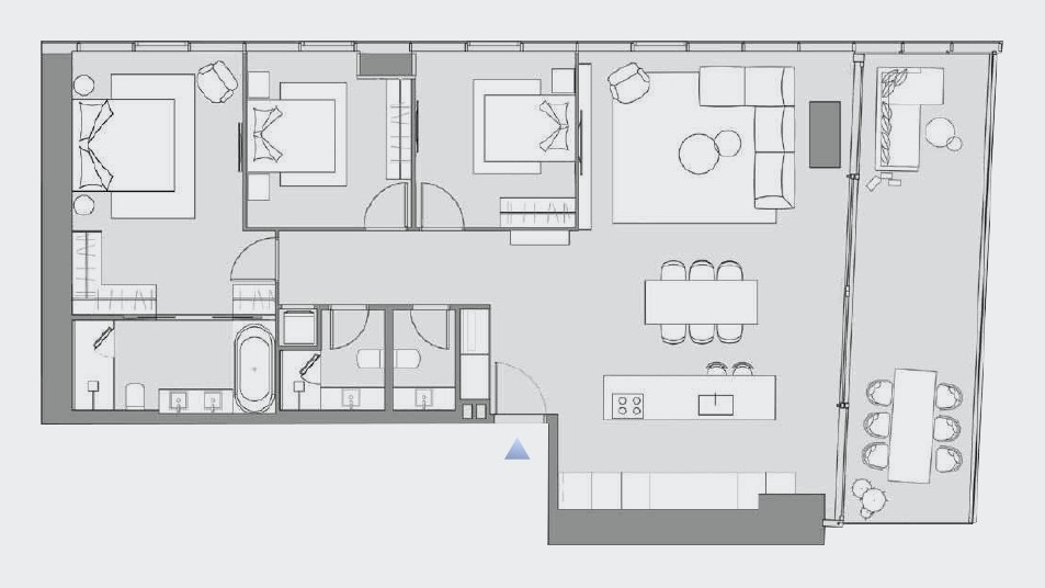 3 Bedrooms Apartment in Mouttagiaka, Limassol