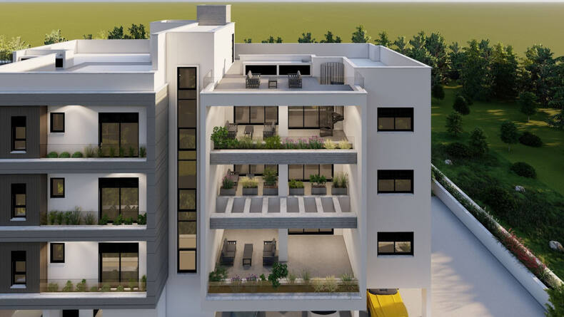 2 Bedrooms Penthouse in Agios Athanasios, Limassol