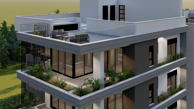 2 Bedrooms Penthouse in Agios Athanasios, Limassol