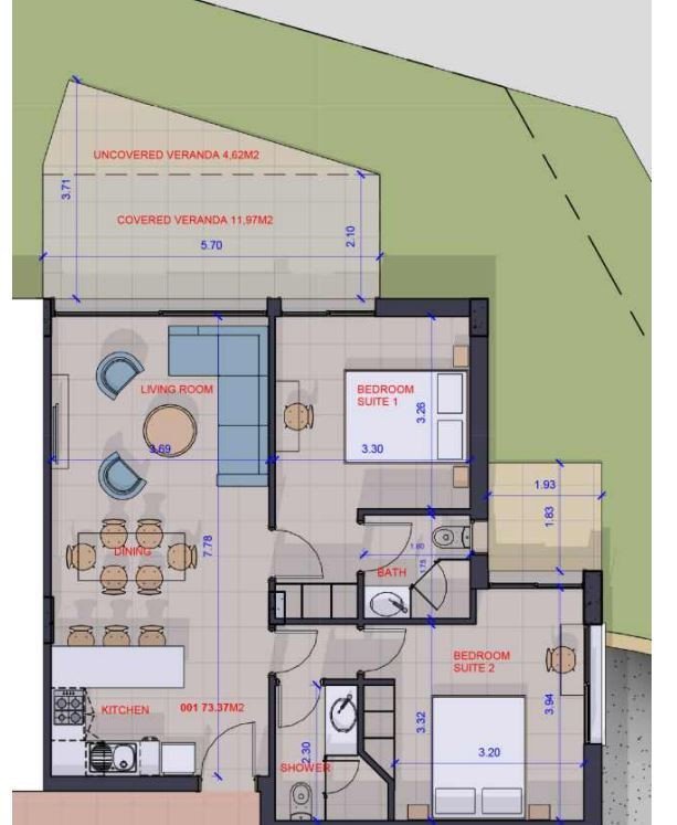 2 Bedrooms Apartment in Chlorakas, Paphos