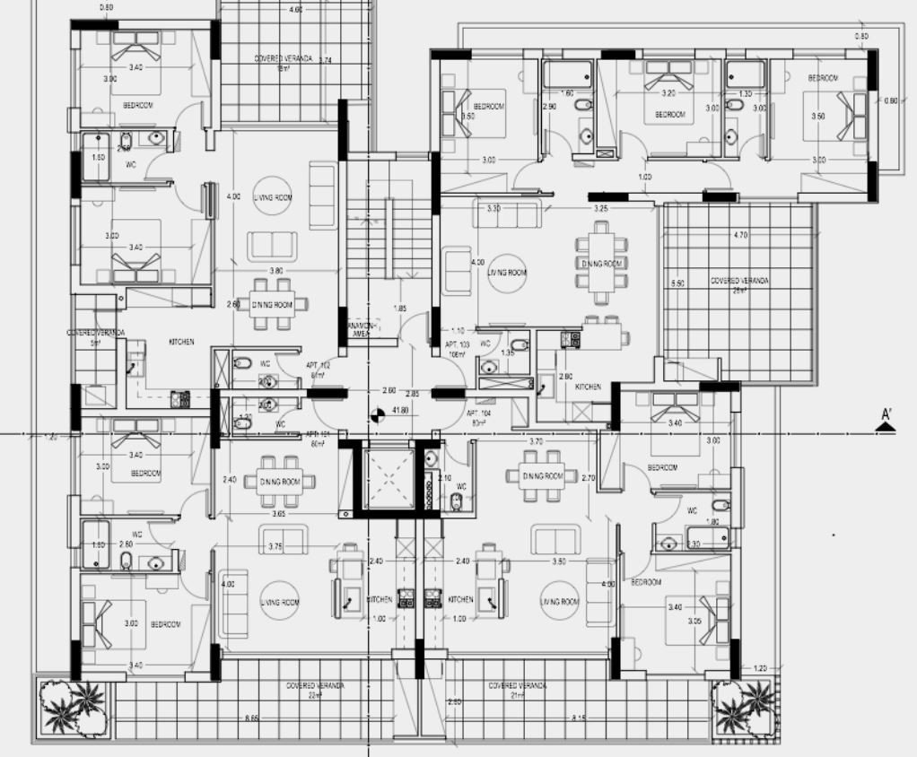 2 Bedrooms Apartment in Agios Ioannis, Limassol