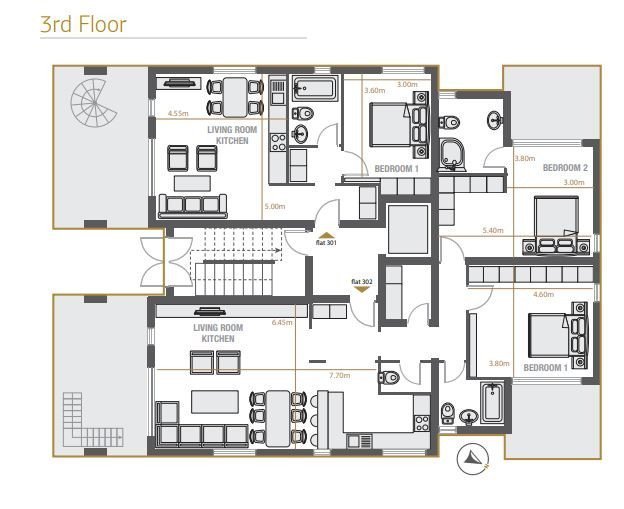2 Bedrooms Apartment in Zakaki, Limassol