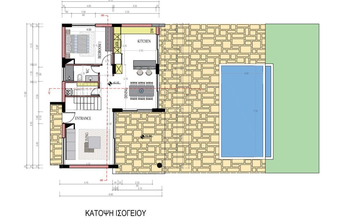 3 Bedrooms House / Villa in Tala, Paphos