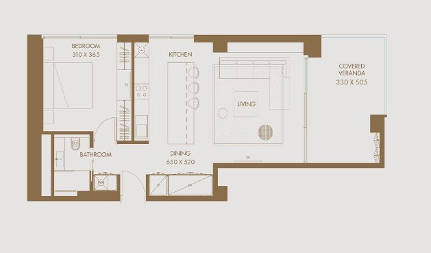1 Bedrooms Apartment in Acropolis, Nicosia