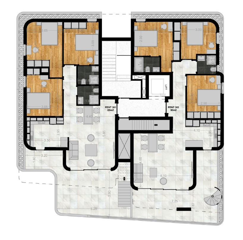 3 Bedrooms Apartment in Zakaki, Limassol
